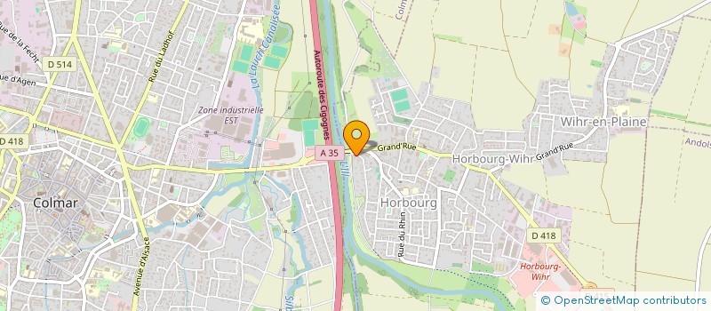 localisation de l'entreprise MADAME LINA SAIDI  HORBOURG-WIHR