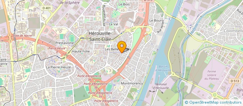 localisation de l'entreprise MADAME LINA SALCEDO TORRES à HEROUVILLE-SAINT-CLAIR