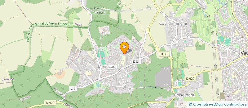 localisation de l'entreprise MADAME LINA SAOULI  MENUCOURT