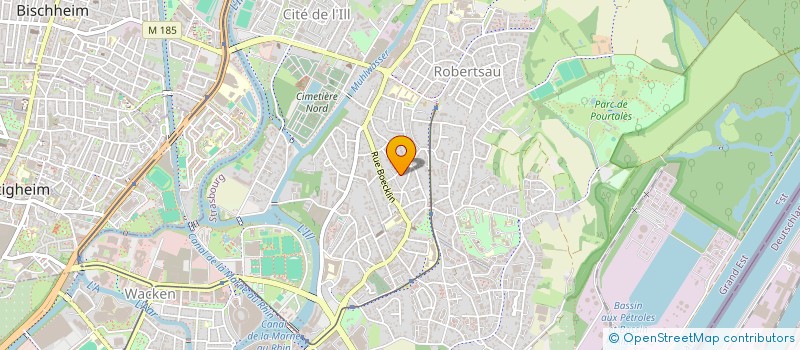 localisation de l'entreprise MADAME LINA SCHUCH à STRASBOURG
