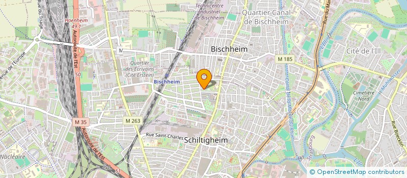 localisation de l'entreprise MADAME LINA SEDDIK  SCHILTIGHEIM