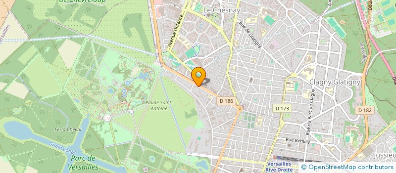 localisation de l'entreprise MADAME LINA SPROGE à VERSAILLES