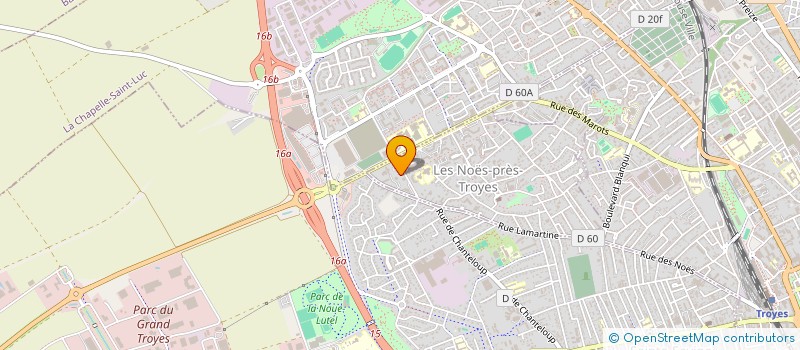 localisation de l'entreprise MADAME LINA SZUTRAK à LES NOES-PRES-TROYES