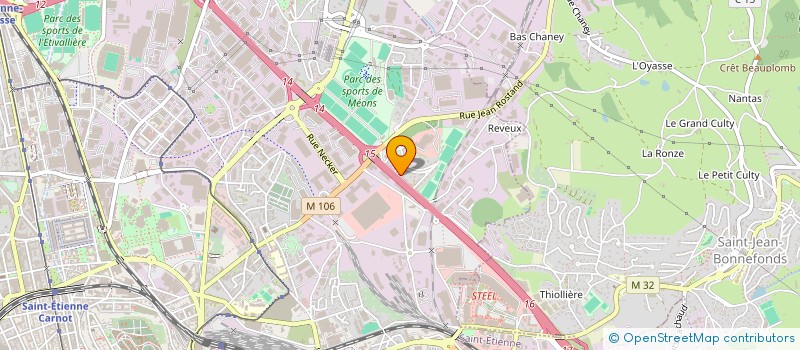 localisation de l'entreprise MADAME LINA TATAH  SAINT-ETIENNE