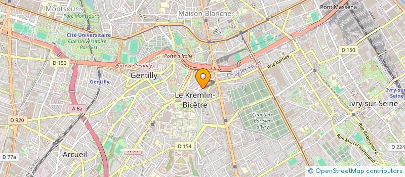 localisation de l'entreprise MADAME LINA UNG  LE KREMLIN-BICETRE