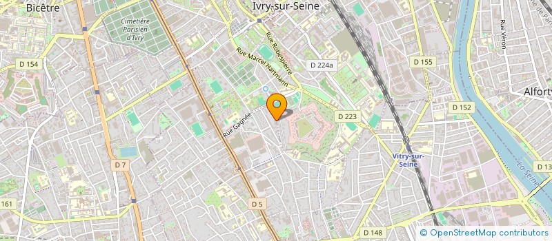 localisation de l'entreprise MADAME LINA URREGO DE OSSA à VITRY-SUR-SEINE