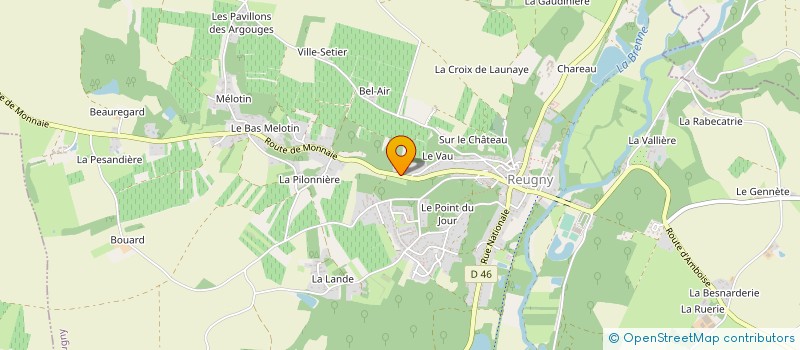 localisation de l'entreprise MADAME LINA VANEGAS MORALES à REUGNY