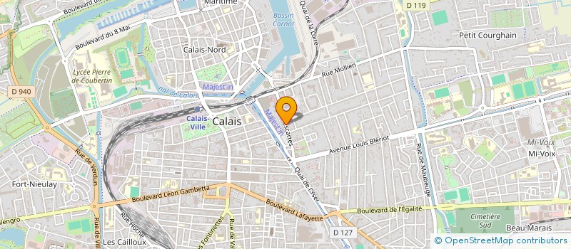 localisation de l'entreprise MADAME LINA VANHOET  CALAIS