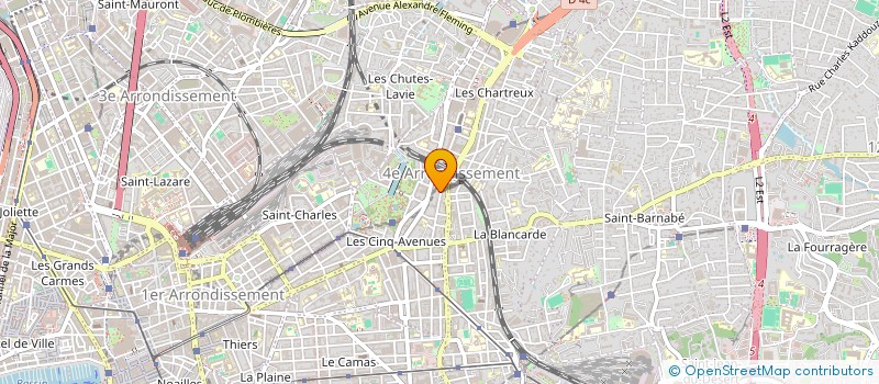 localisation de l'entreprise MADAME LINA VIAL à MARSEILLE