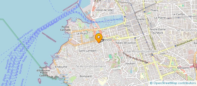 localisation de l'entreprise MADAME LINA WEHBE à MARSEILLE