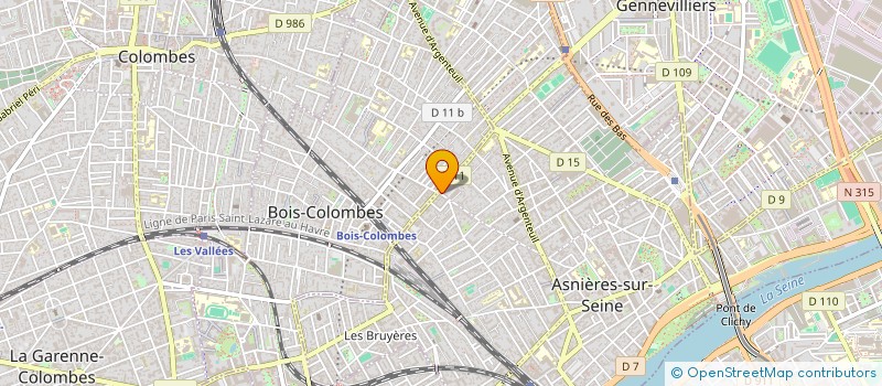 localisation de l'entreprise MADAME LINA YANG à ASNIERES-SUR-SEINE