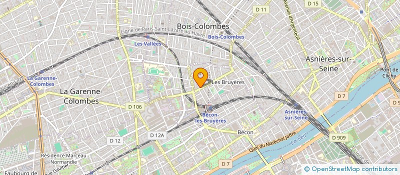 localisation de l'entreprise MADAME LINA ZHAN  ASNIERES-SUR-SEINE