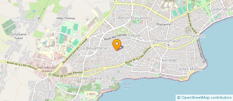 localisation de l'entreprise MADAME LINCYA WENDT à SAINT-NAZAIRE