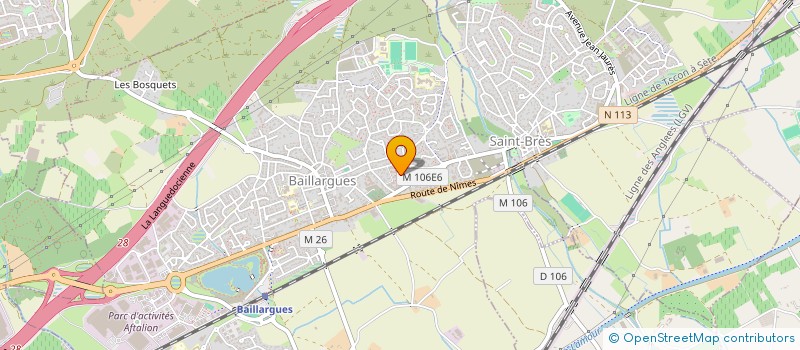 localisation de l'entreprise MADAME LINDA ABDELKADER à BAILLARGUES