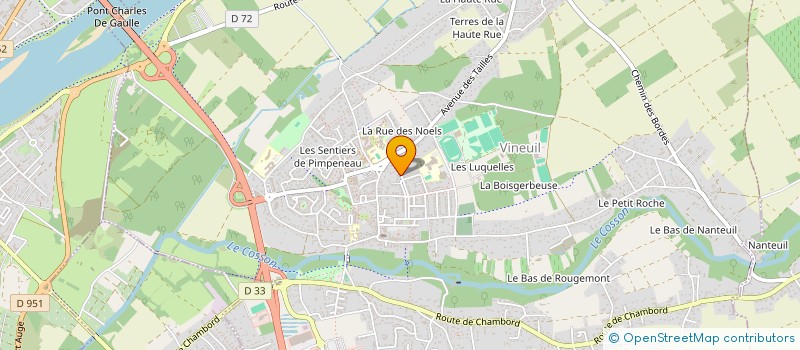 localisation de l'entreprise MADAME LINDA ABDOUNI  VINEUIL