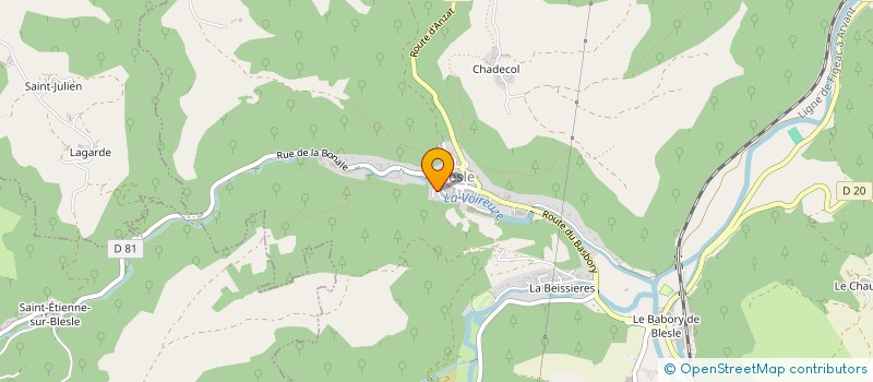 localisation de l'entreprise MADAME LINDA ABERG  AUTRAC