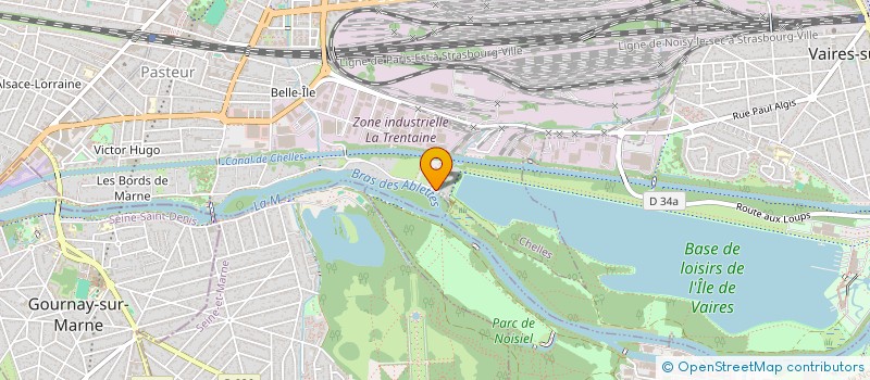 localisation de l'entreprise MADAME LINDA AGOUDJIL  CHELLES