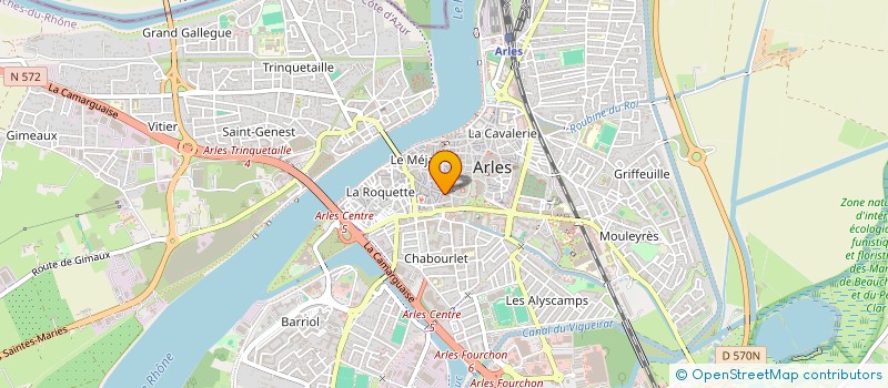 localisation de l'entreprise MADAME LINDA ALI DAHMANE  ARLES