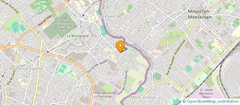 localisation de l'entreprise MADAME LINDA AOUICHE  TOURCOING