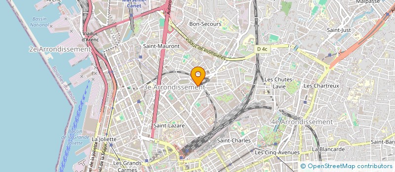 localisation de l'entreprise MADAME LINDA ARAB TANI à MARSEILLE
