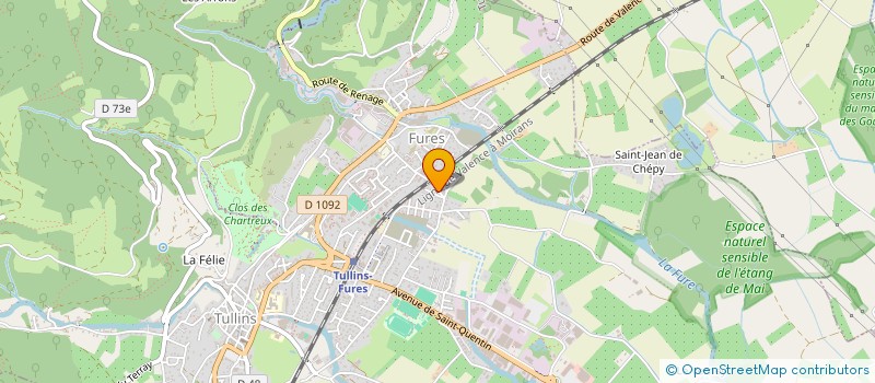 localisation de l'entreprise MADAME LINDA ARRAR  TULLINS