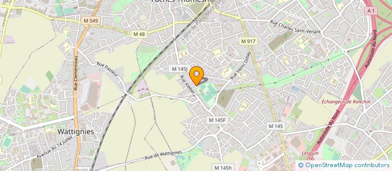 localisation de l'entreprise MADAME LINDA ASMUS à FACHES-THUMESNIL