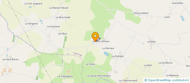 localisation de l'entreprise MADAME LINDA AUBRY  COESMES