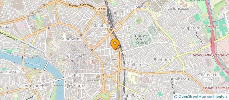 localisation de l'entreprise MADAME LINDA AZEM  TOULOUSE