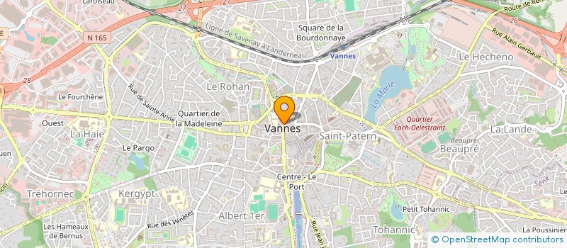 localisation de l'entreprise MADAME LINDA BAPTISTE à VANNES