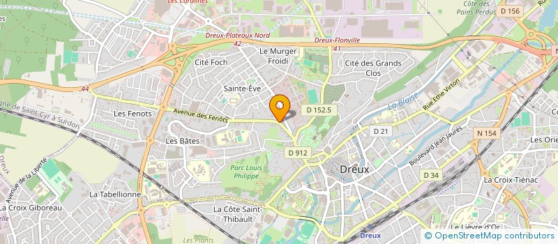 localisation de l'entreprise MADAME LINDA BAZIZI à DREUX