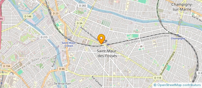 localisation de l'entreprise MADAME LINDA BEGRICHE à SAINT-MAUR-DES-FOSSES