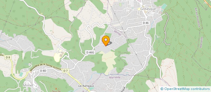 localisation de l'entreprise MADAME LINDA BELARBI  MIMET