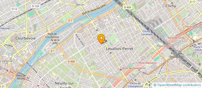 localisation de l'entreprise MADAME LINDA BELHADJ à LEVALLOIS-PERRET