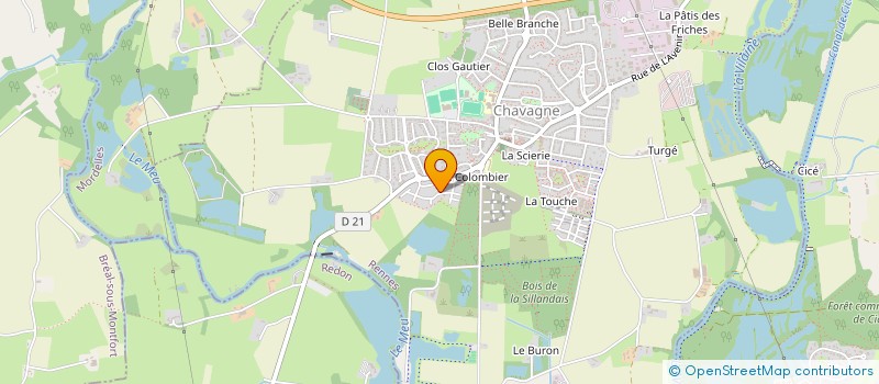 localisation de l'entreprise MADAME LINDA BELSON  CHAVAGNE