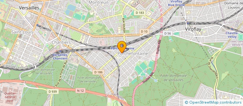 localisation de l'entreprise MADAME LINDA BENACER à VERSAILLES