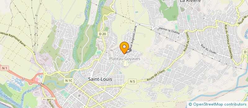 localisation de l'entreprise MADAME LINDA BENARD à SAINT-LOUIS