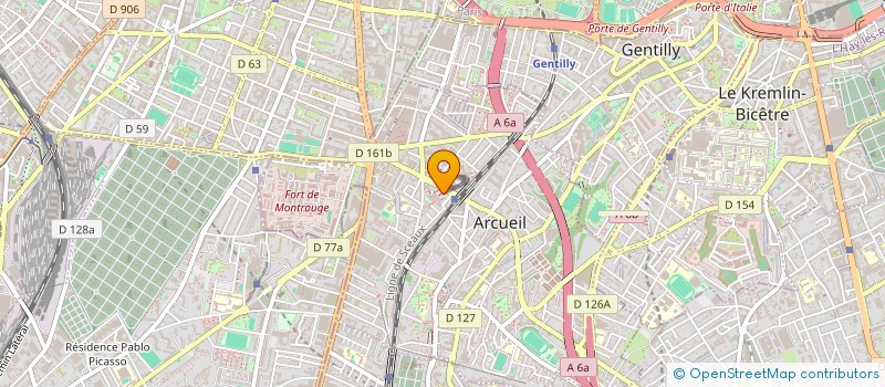 localisation de l'entreprise MADAME LINDA BENLARBI  CACHAN