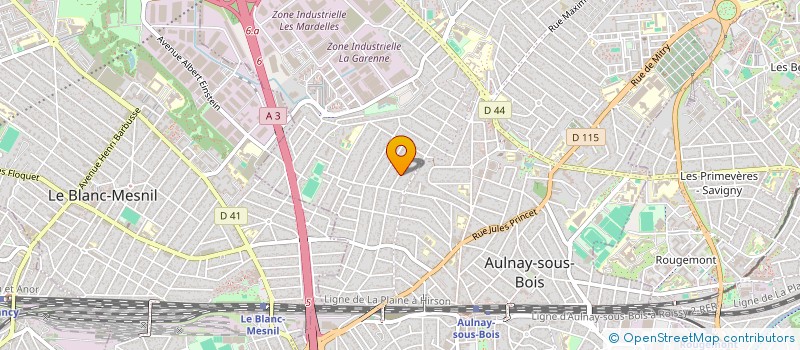 localisation de l'entreprise MADAME LINDA BENMOUFFOK à AULNAY-SOUS-BOIS
