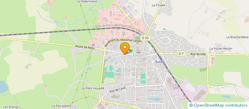 localisation de l'entreprise MADAME LINDA BENYAHIA à EVRON