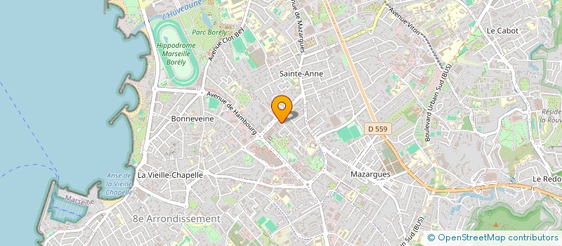 localisation de l'entreprise MADAME LINDA BENYAHIA  MARSEILLE