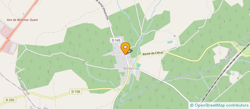 localisation de l'entreprise MADAME LINDA BERNOUSSI  BEDENAC