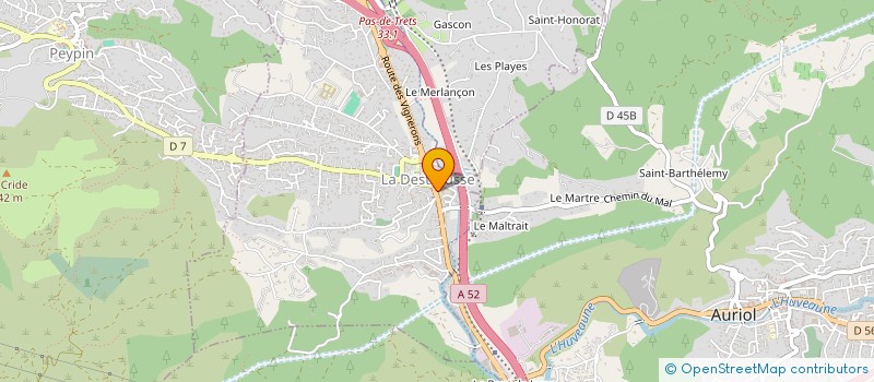 localisation de l'entreprise MADAME LINDA BERRAI  LA DESTROUSSE