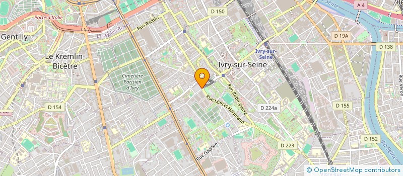 localisation de l'entreprise MADAME LINDA BIGADERNE  IVRY-SUR-SEINE