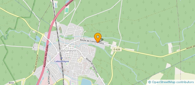 localisation de l'entreprise MADAME LINDA BOUCHAREB  LABOUHEYRE