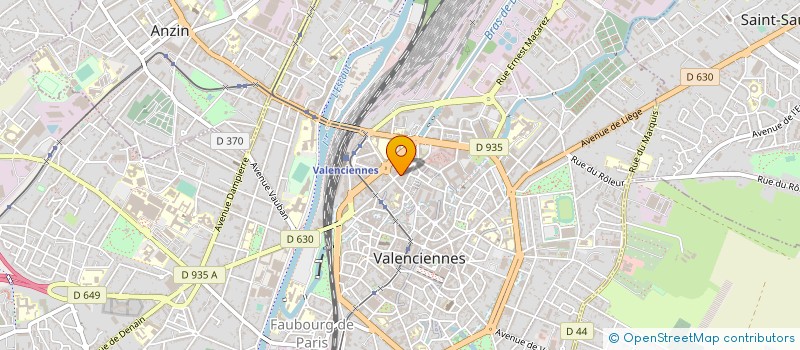 localisation de l'entreprise MADAME LINDA BOUVET à VALENCIENNES