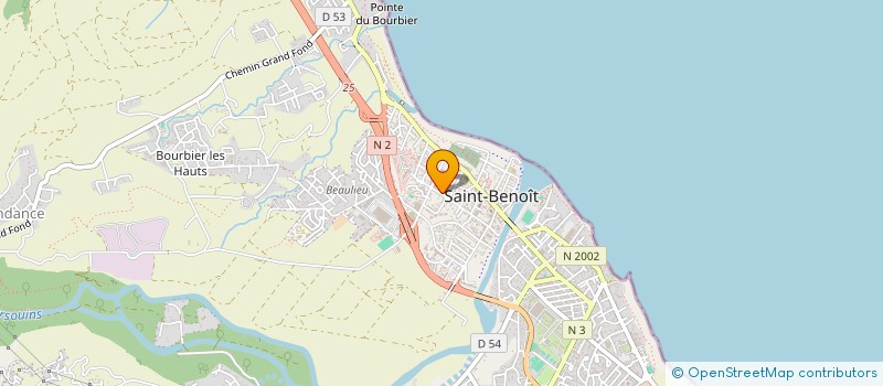 localisation de l'entreprise MADAME LINDA BOUZID  SAINT-BENOIT