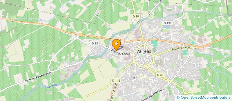 localisation de l'entreprise MADAME LINDA BRAILLY à VALREAS