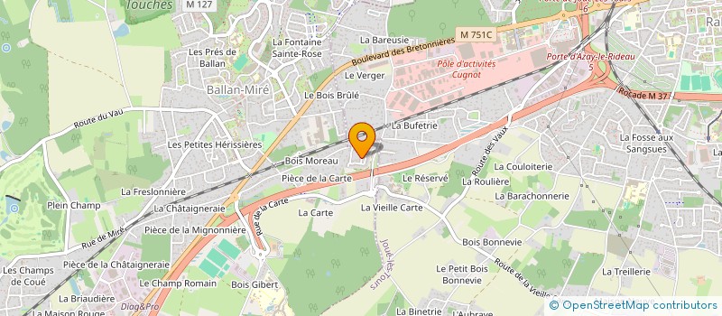 localisation de l'entreprise MADAME LINDA CARDOSO  BALLAN-MIRE