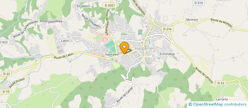 localisation de l'entreprise MADAME LINDA CHARLIER à HASPARREN