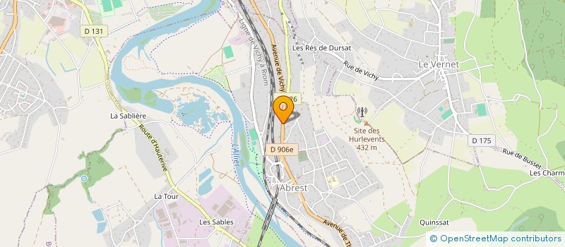 localisation de l'entreprise MADAME LINDA CHAULIAGON  ABREST